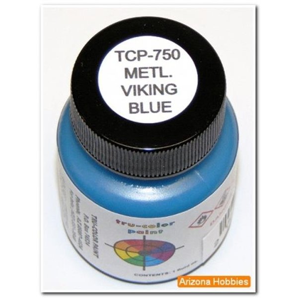 Tru-Color Paint Tru-Color Paint TCP750 1 oz Tru-Color Paint - Metallic Viking Blue TCP750